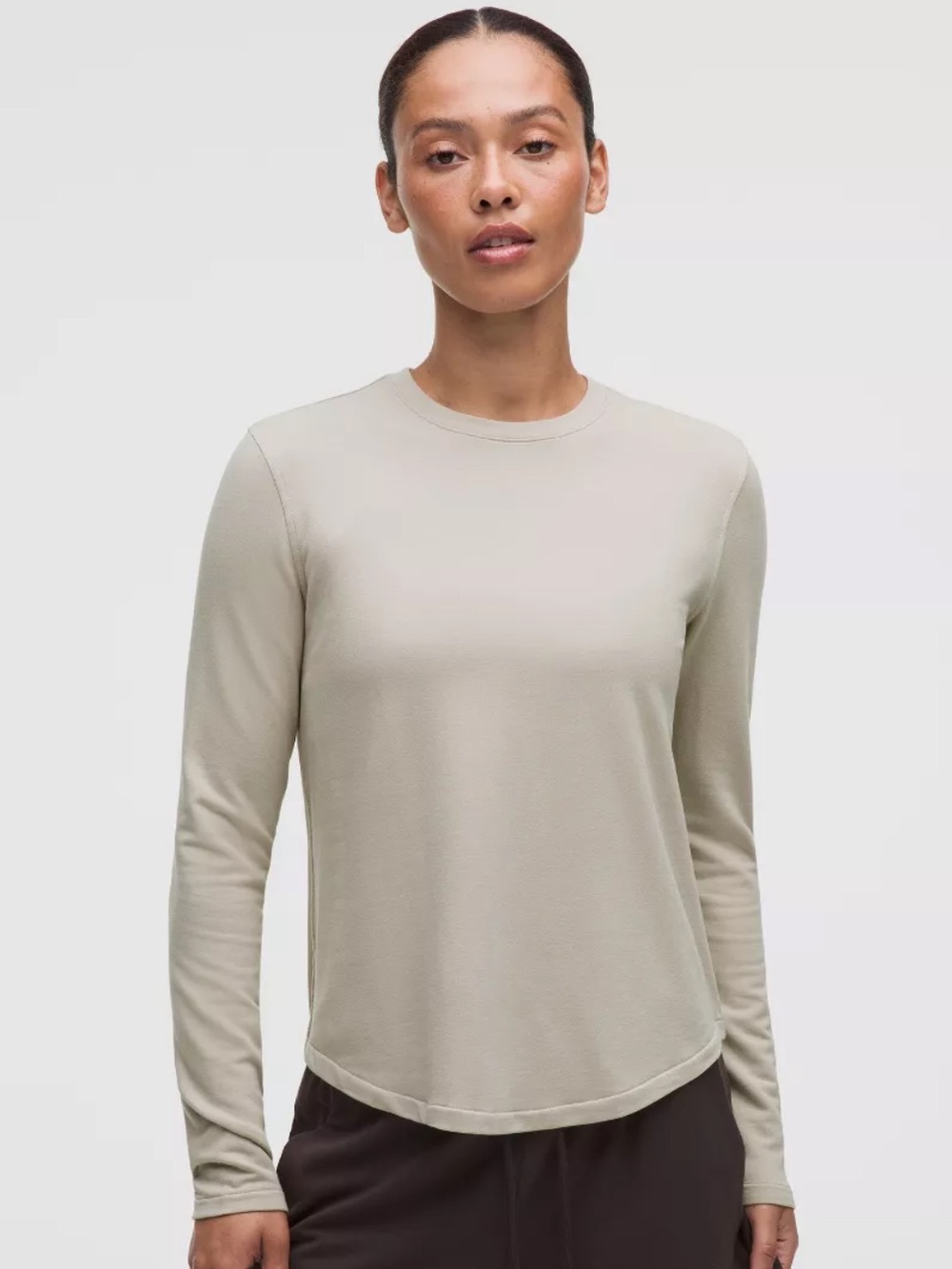 NWT Lululemon BeCalm Love Long-Sleeve Shirt - Dove Grey, Women’s M